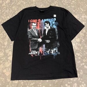 Vintage Elvis Presley Shaking Hands with President Nixon Zion Rootswear XXL